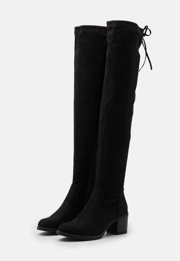 Bottes Anna Field Over the knee Noir Femme | PBH-1692230